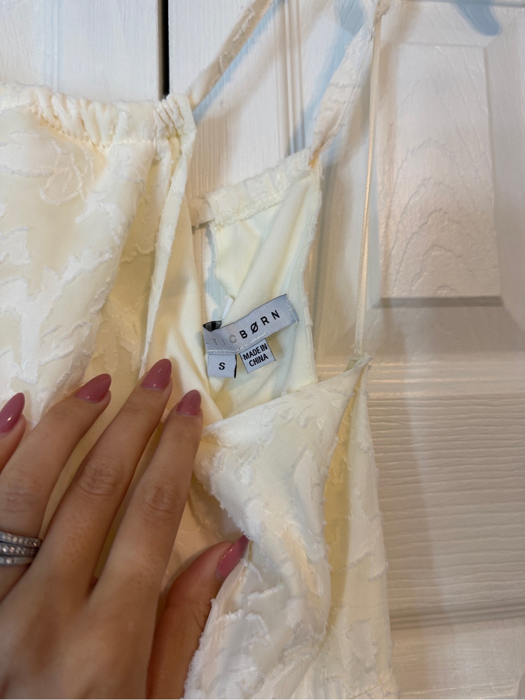 Baltic Born Off White Lace Maxi Dress — image 4 of 6